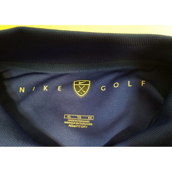 Nike Golf Standard Fit Dri Fit Blue Polo Shirt XL Tamarack Club Embroidered  T15 - Picture 5 of 6